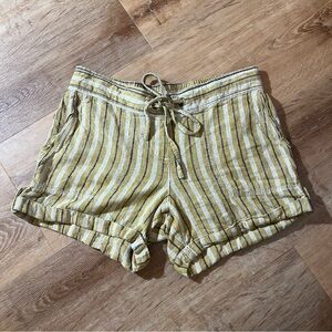 Dash Womens Linen Shorts Size Small